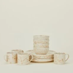 Splatterware Mug, Set Of 4 - Latte -Home Furnishing Store IMG 1753 2e41b727 22cd 4670 8fcf d949356feff5