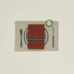 Jasper Placemat, Set Of 2 - Natural Linen Wool -Home Furnishing Store LBC.500.50.MIX .3 2208209a f0a3 452d a525 cfcc0d6ae480