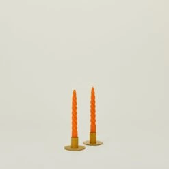 Twisted Taper Candle, Set Of 2 - Orange -Home Furnishing Store MMA.100.40.001.700 c 0a505a9b 1942 4c87 8e71 aadbb7fcbba5