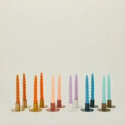 Twisted Taper Candle, Set Of 2 - Peacock 9 Twisted Taper Candle, Set Of 2 - Peacock -Home Furnishing Store MMA.100.40.001.MIX b d99298b1 985e 46be 856f c530654e1cdf