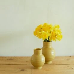 Essential Ceramic Vase - Mustard -Home Furnishing Store MarchShoot Day3PD0381 Mustard