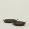 Spun Iron Two Handled Saute Pan