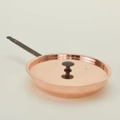Copper Frying Pan With Lid -Home Furnishing Store NTF.500.70.020.CPR c2