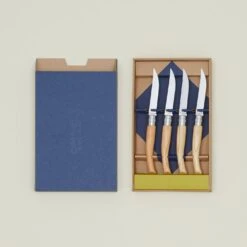 Opinel Ash Steak Knives, Set Of 4 -Home Furnishing Store OPN.500.70.005.BCH a2 RT