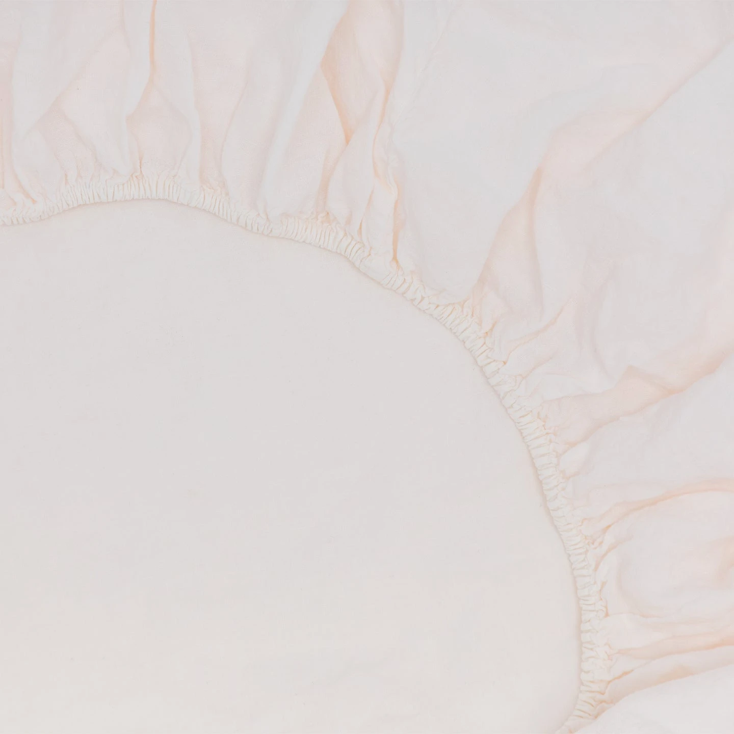 Simple Linen Fitted Sheet - Petal 2 Simple Linen Fitted Sheet - Petal - Image 2