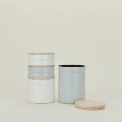 Enamel Storage Container - White -Home Furnishing Store REI.500.70.XXX .MIX