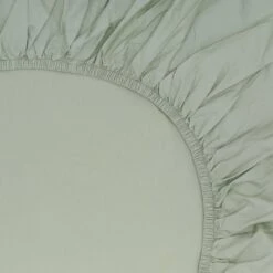 Essential Percale Sheet Set - Sage -Home Furnishing Store SAGE FITTEDSHEET DETAIL 8ada2196 0261 4f90 871a 40b6885d5e0c