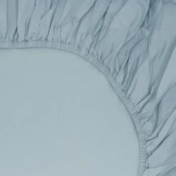 Essential Percale Sheet Set - Sky -Home Furnishing Store SKY FITTEDSHEET DETAL 6820428e fdc2 4ac9 869b 1f5f5424ef1e