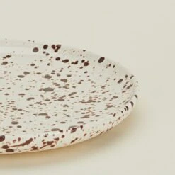 Splatterware Plate, Set Of 4 - Cacao -Home Furnishing Store SMD.500.10.002.740 DETAIL