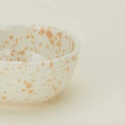 Splatterware Bowl, Set Of 4 - Latte -Home Furnishing Store SMD.500.10.003.365 DETAIL