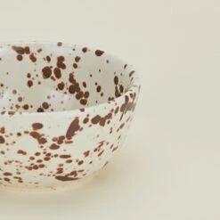 Splatterware Bowl, Set Of 4 - Cacao -Home Furnishing Store SMD.500.10.003.740 DETAIL