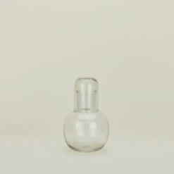 Seeded Glass Carafe - Clear