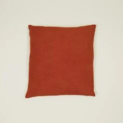 Simple Linen Euro Sham - Rust