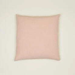 Simple Linen Euro Sham - Blush