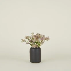 Stoneware Vase - Black -Home Furnishing Store SPRING202114100 RT