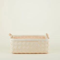 Birch + Leather Basket -Home Furnishing Store Verso basketlarge
