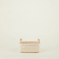 Birch + Leather Basket -Home Furnishing Store Verso basketsmall
