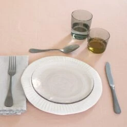 Glass Salad Plate - Blush -Home Furnishing Store british colour standard assorted glassware dinnerware flatware tablecloth 7