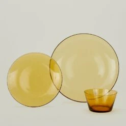 Glass Salad Plate - Amber -Home Furnishing Store britishcolorstandard amber group BCS.500.10.MIX fde88378 2a67 4bf5 90d2 dd0ad212f340