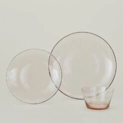 Glass Salad Plate - Blush -Home Furnishing Store britishcolorstandard blush group BCS.500.10.MIX d4cf3c52 74ca 4692 83d7 6cc47eb865f3