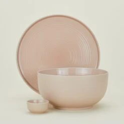 Essential Serving Bowl - Blush 8 Essential Serving Bowl - Blush -Home Furnishing Store essential blush servingsetsb HNY.500.20.06X