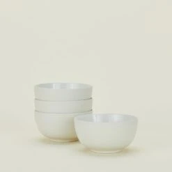 Essential Large Bowl, Set Of 4 - Bone