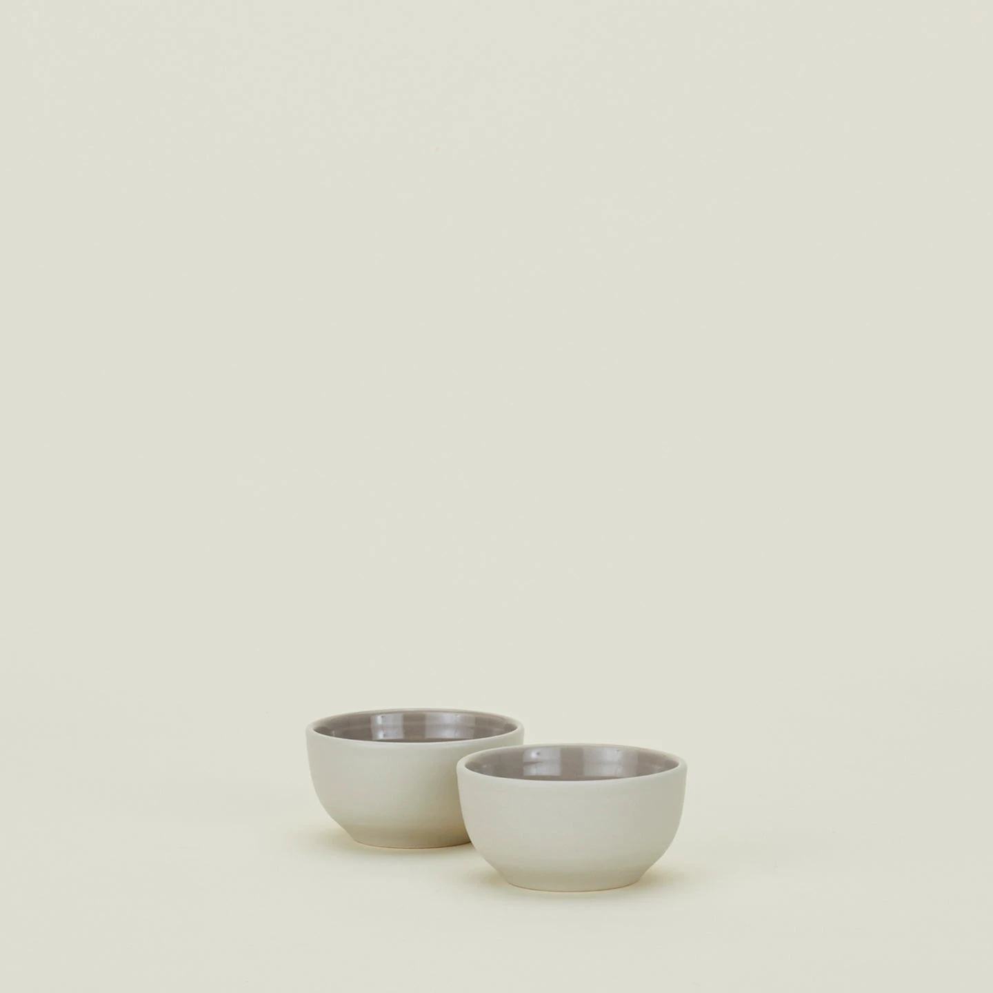 Essential Extra Small Bowl, Set Of 2 - Light Grey 1 Essential Extra Small Bowl, Set Of 2 - Light Grey