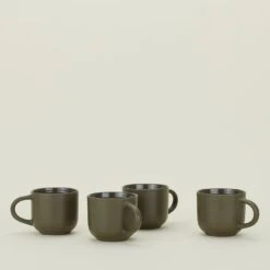 Essential Mug, Set Of 4 - Olive