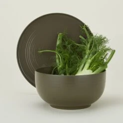 Essential Serveware, 2 Piece Set - Olive