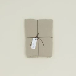 Simple Linen Fitted Sheet - Flax