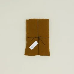 Simple Linen Fitted Sheet - Bronze