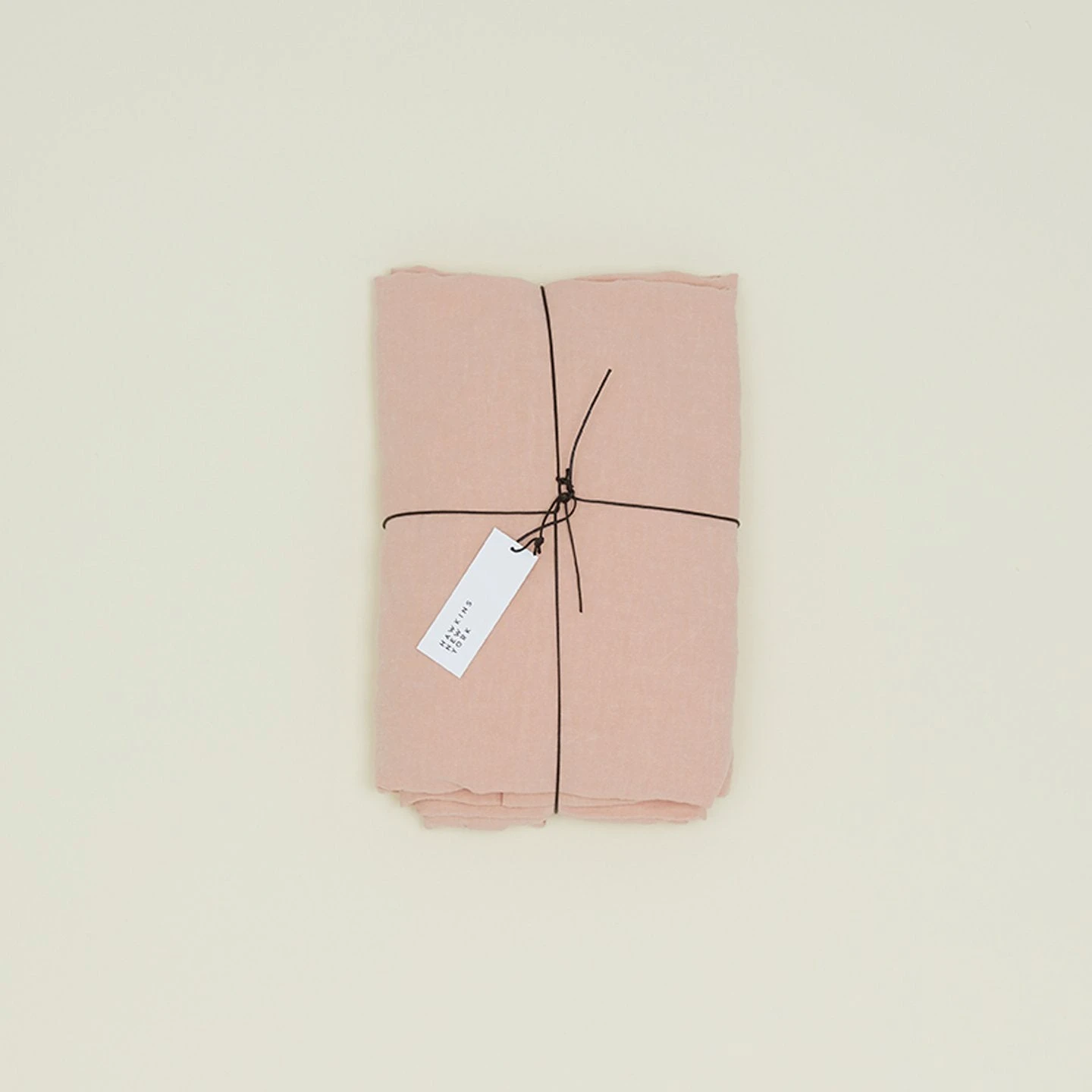 Simple Linen Fitted Sheet - Blush 1 Simple Linen Fitted Sheet - Blush