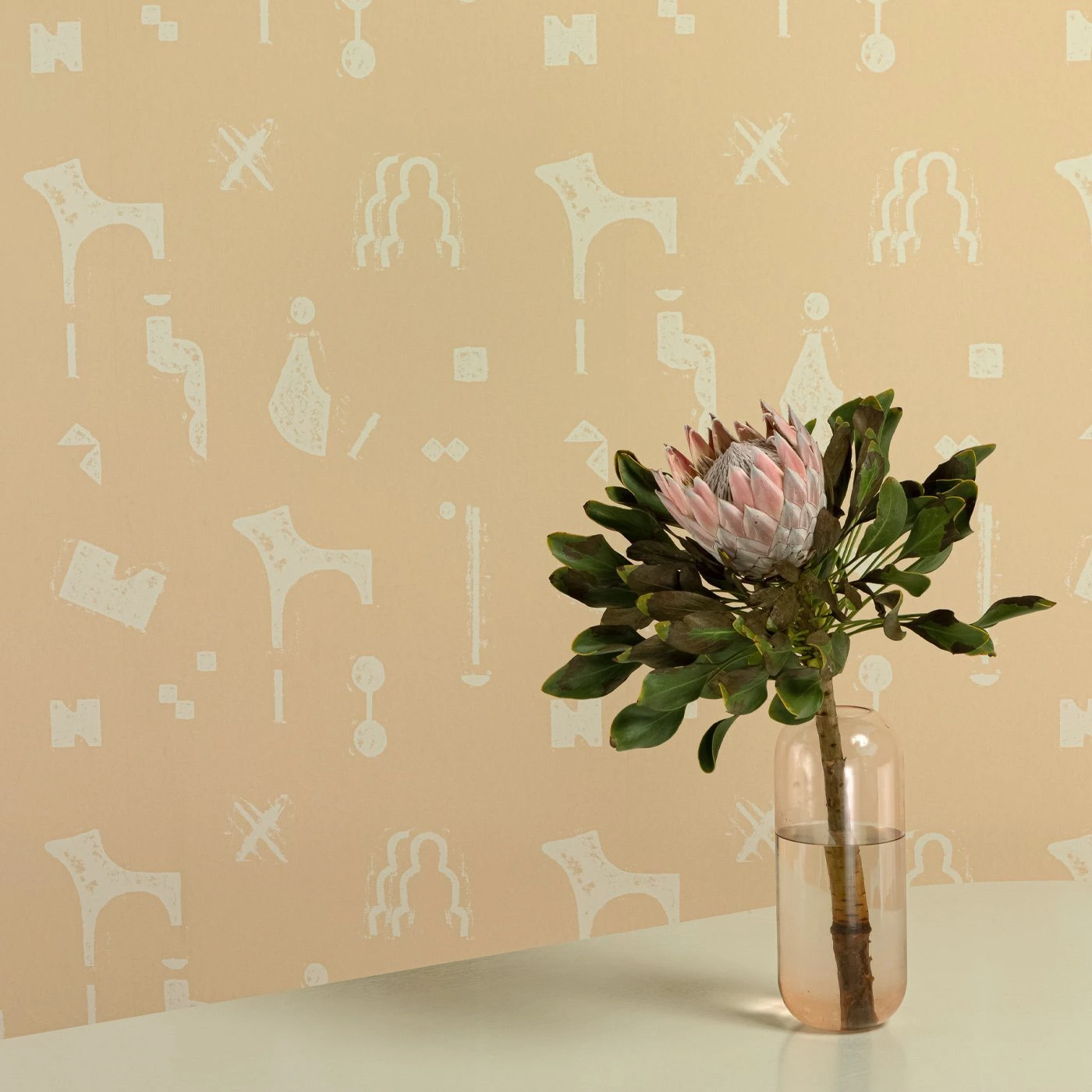 Rubbings Wallpaper - Eggshell 2 Rubbings Wallpaper - Eggshell - Image 2