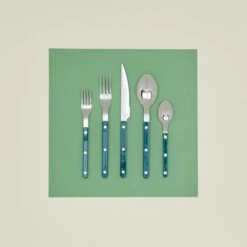 Sabre Bistrot Flatware - Aquamarine