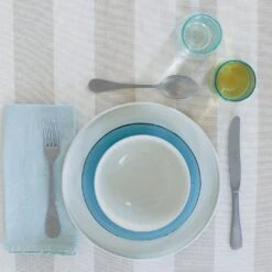 Simple Linen Napkin - Sky -Home Furnishing Store simple linen napkin sky assorted glassware dinnerware flatware tablecloth 1