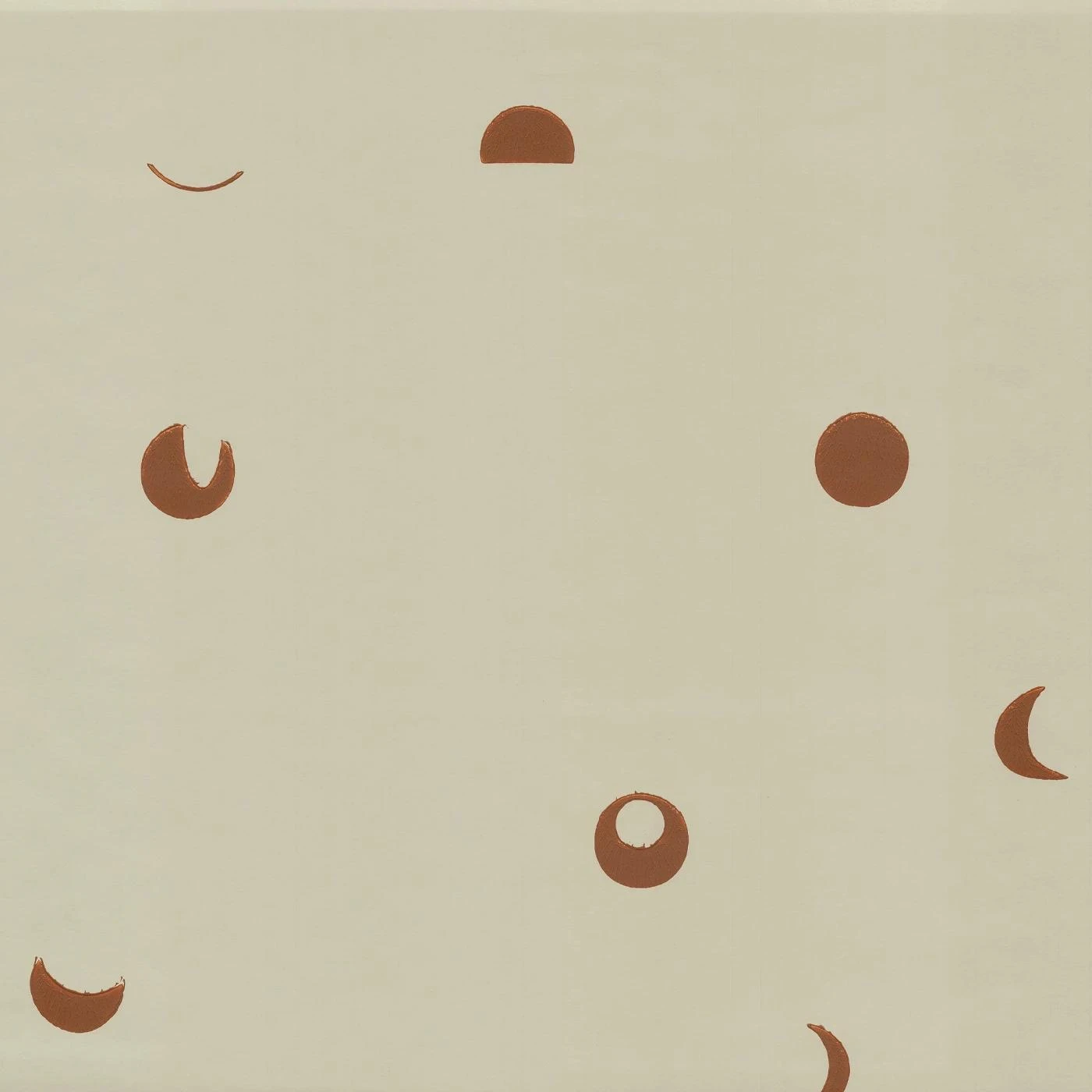 Spaced Moons Wallpaper - Bone 1 Spaced Moons Wallpaper - Bone