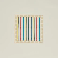 Block Printed Napkin - Block Printed Multi Stripe -Home Furnishing Store table multi block printed napkin TBL.500.50.003 f73ae811 5a80 4a84 a528 e02f55b6a216