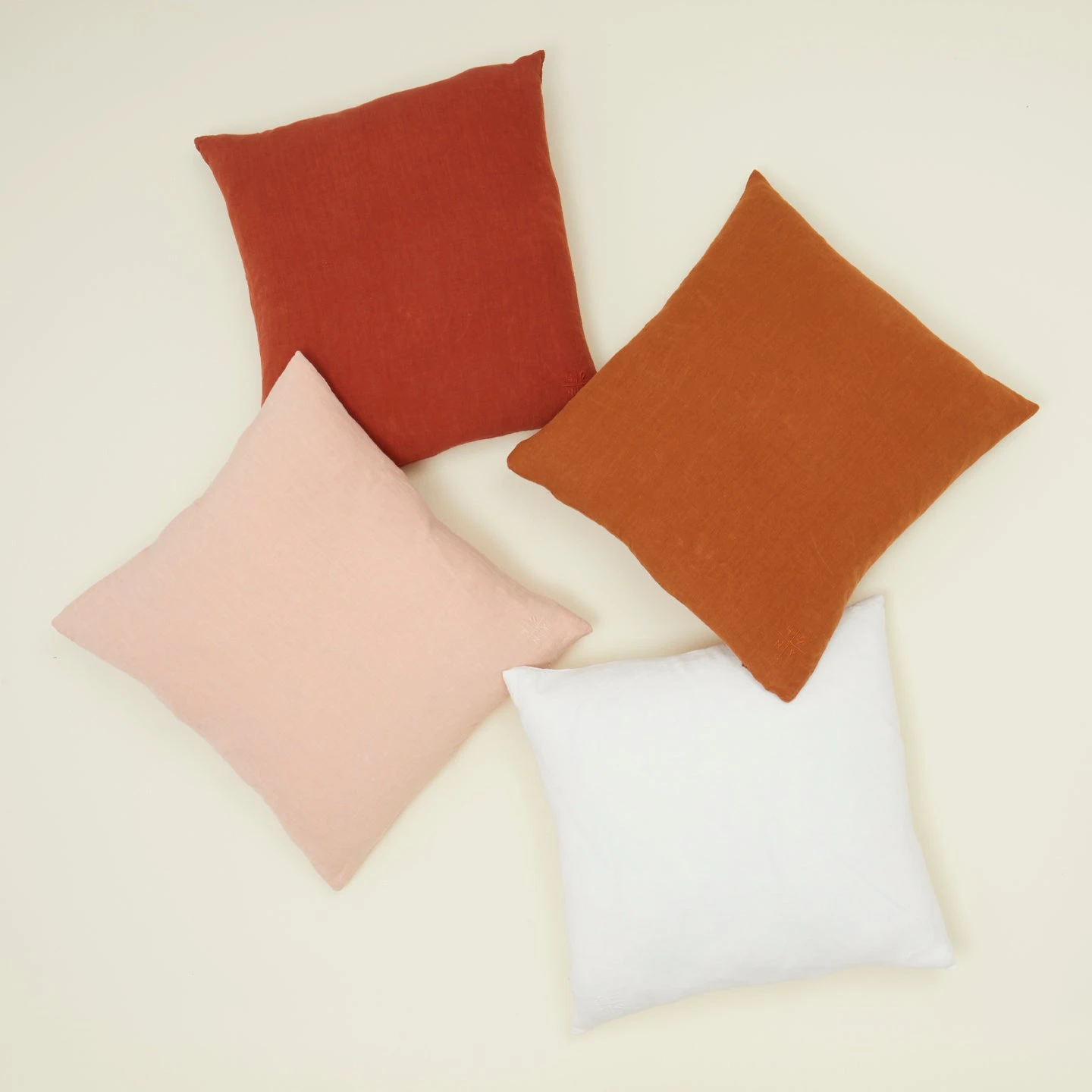 Simple Linen 18x18 Pillow - Rust 2 Simple Linen 18x18 Pillow - Rust - Image 2
